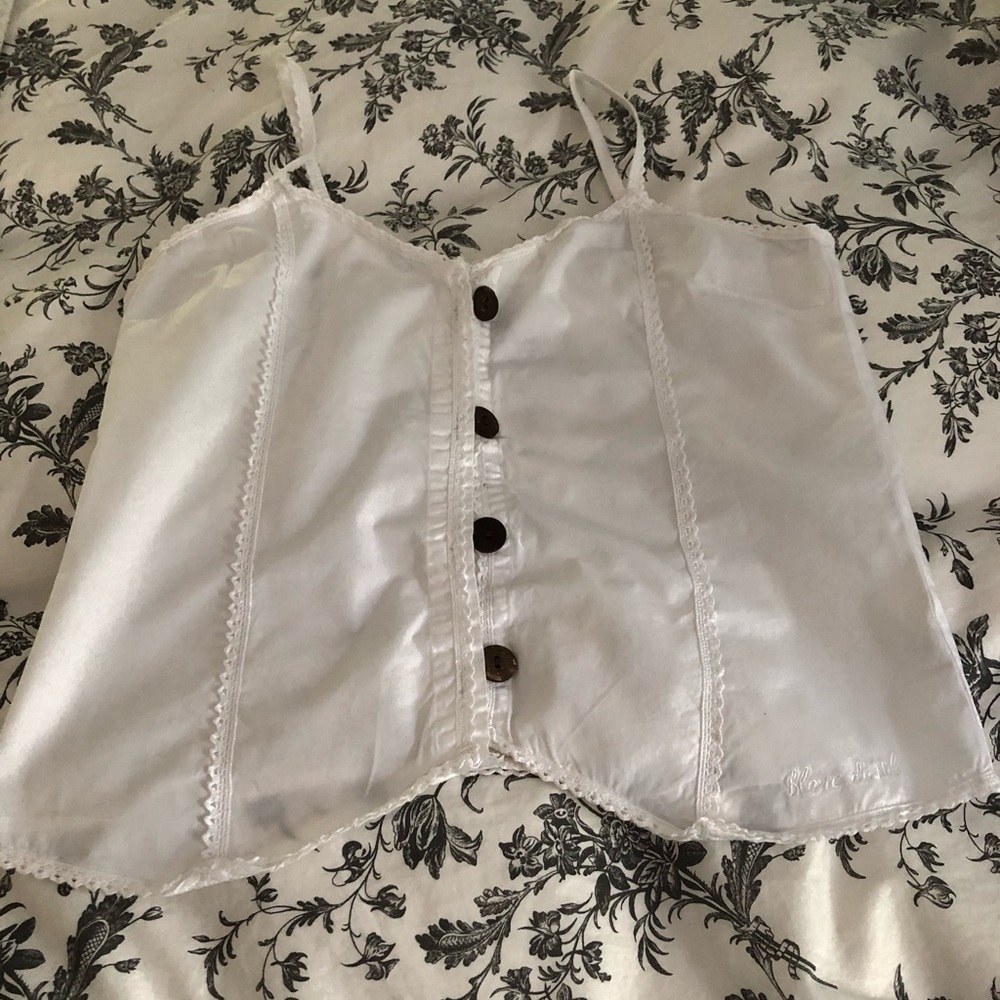 Spaghetti strap French top